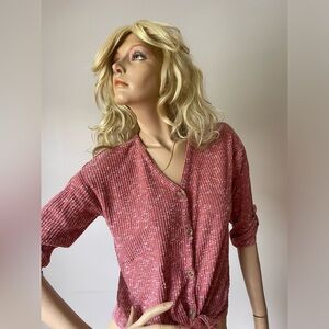 No Boundaries Buttoned Top